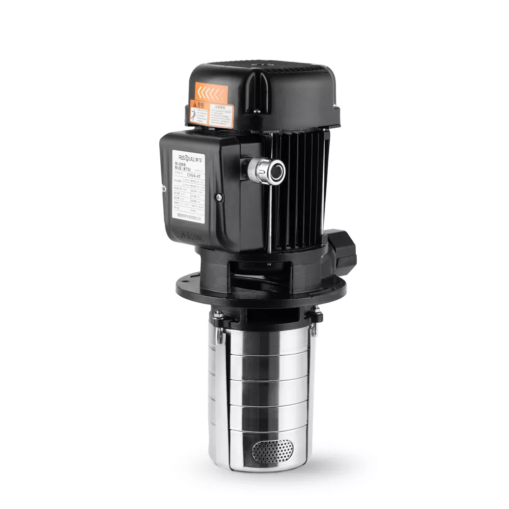 রাইজফুল উচ্চ চাপ বৈদ্যুতিক পাম্প বাণিজ্যিক ব্যবহারের রেটেড ফ্লো 2M³/h ইমারসিবল স্টেইনলেস স্টীল উল্লম্ব মাল্টিস্টেজ